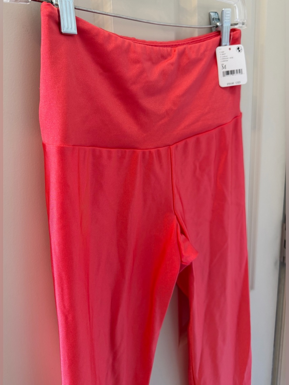 NWT Free People Movement Goldsheep High Shine Leggings in Pink, Size Medium - Picture 2 of 11